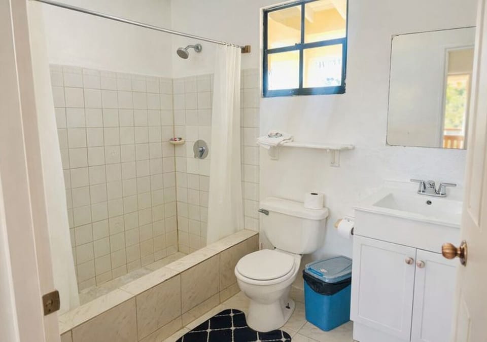 Double Room, Sea View | Bathroom | Shower, towels, soap, toilet paper