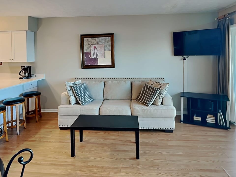 Condo (1 Bedroom) | Living area | TV
