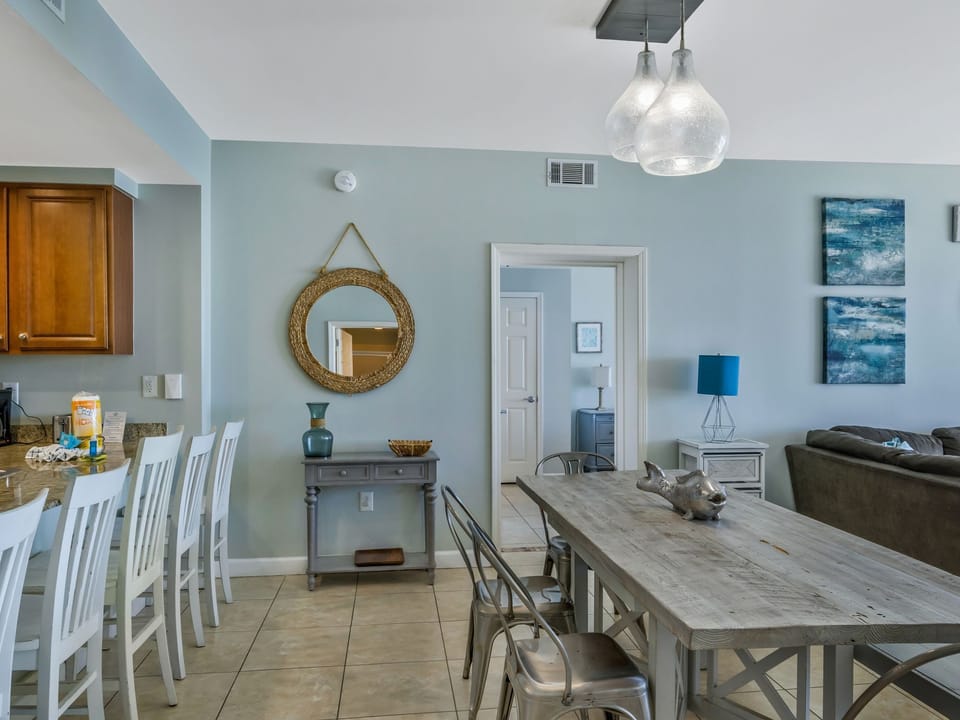 Dining room to Bedroom #1.
