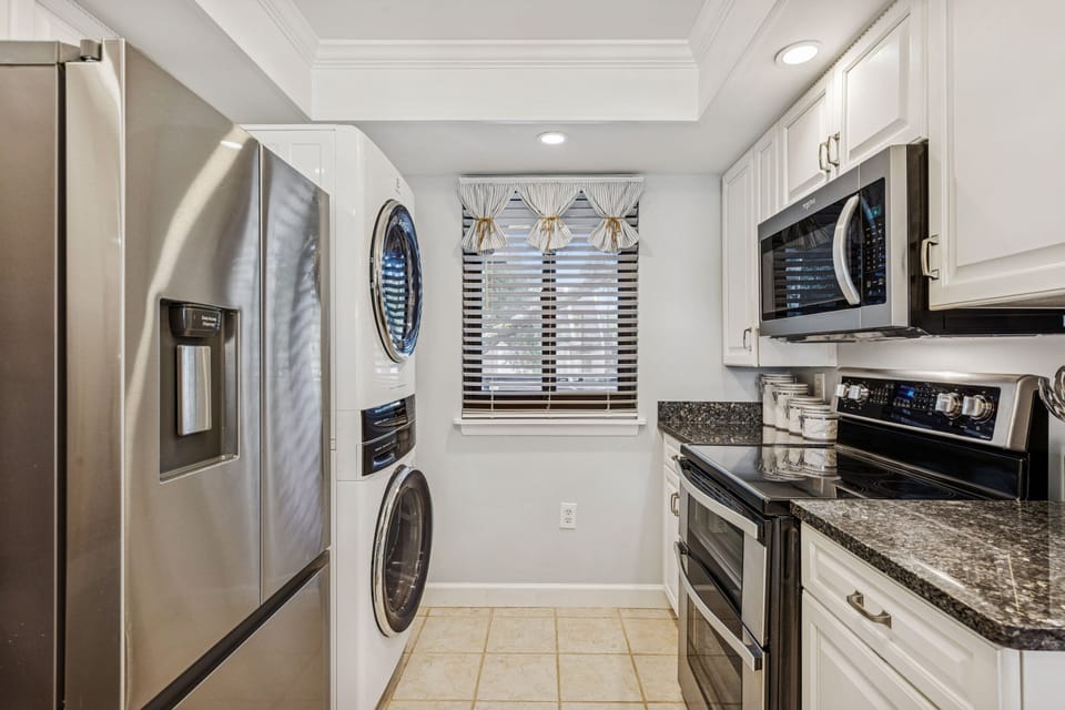 Washer and dryer fro guest convenience