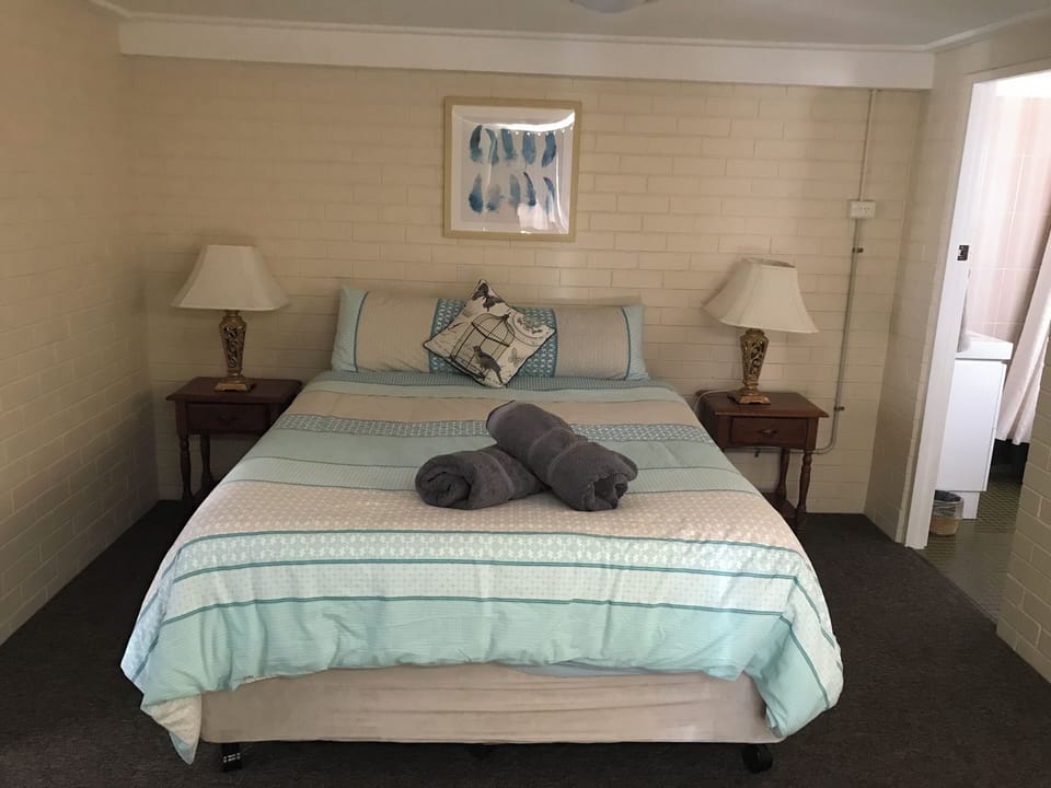 Bedroom 1 with ensuite at side