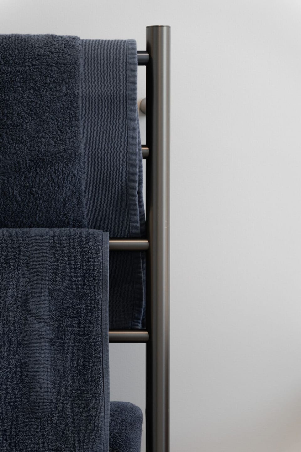 Heated towel rails in ensuite