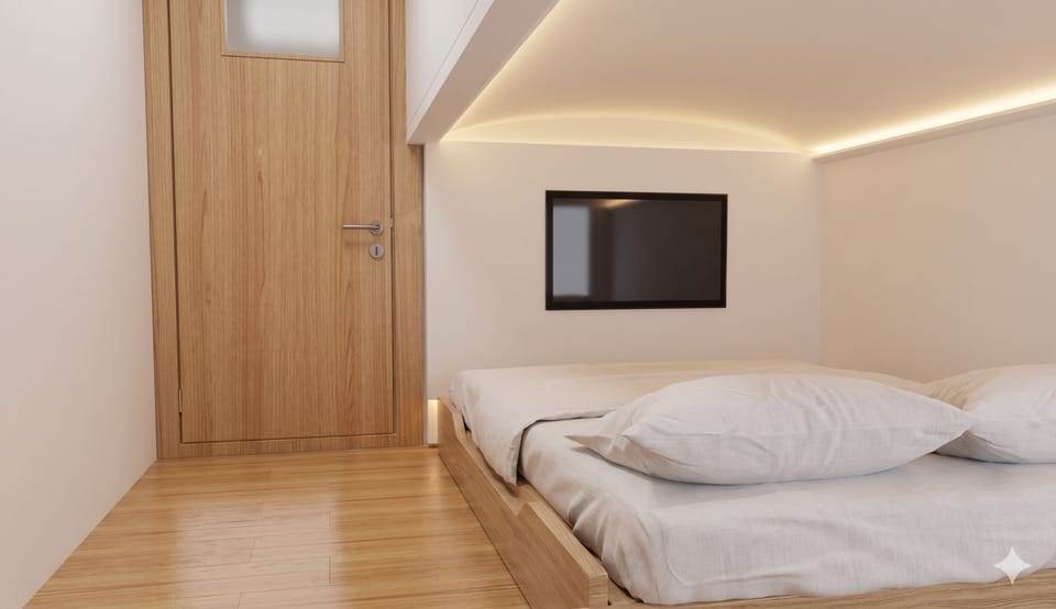 Standard Double Room, 1 Queen Bed | Premium bedding, blackout drapes, free WiFi, bed sheets