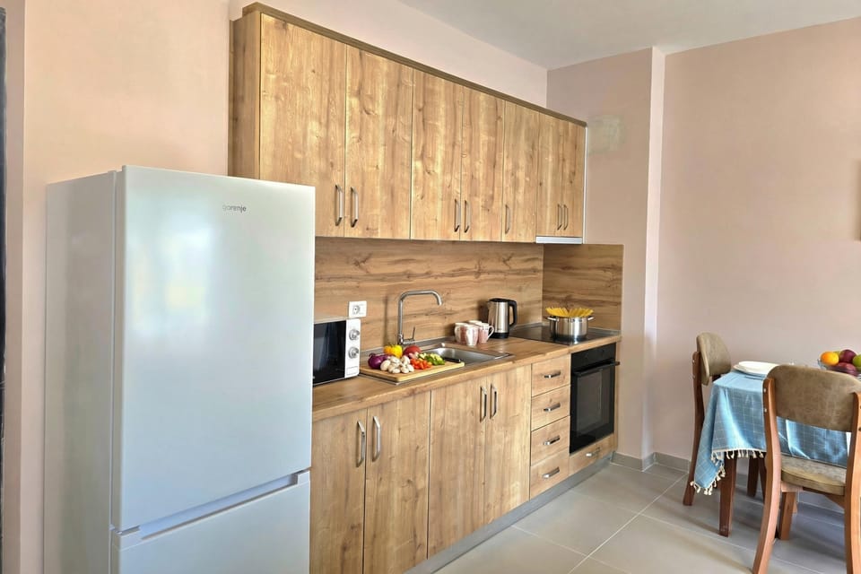 Kitchen and dining area