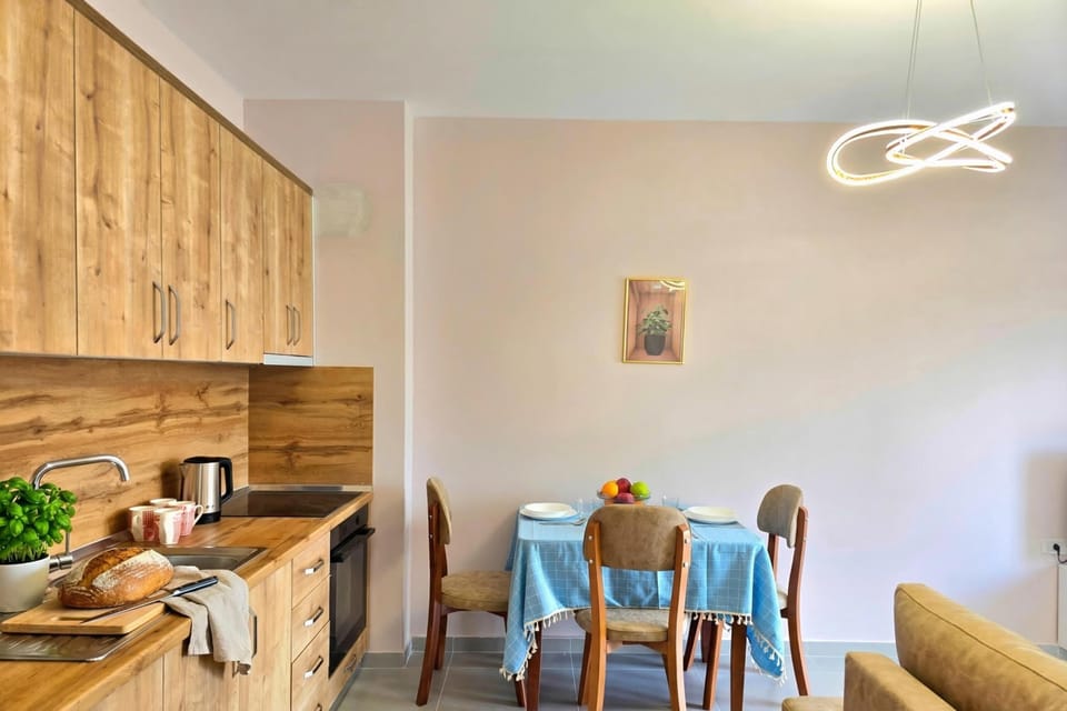 Kitchen and dining area