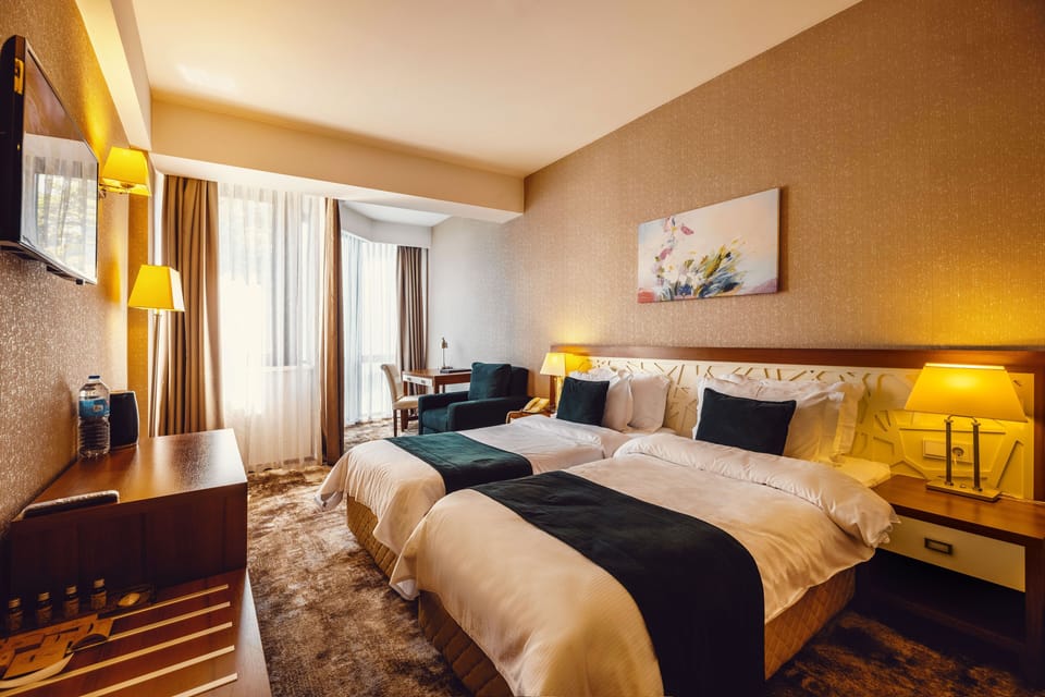 Comfort Double or Twin Room | Minibar, in-room safe, desk, laptop workspace