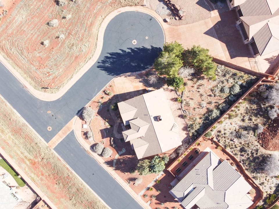 Aerial view of Ruby Reflections