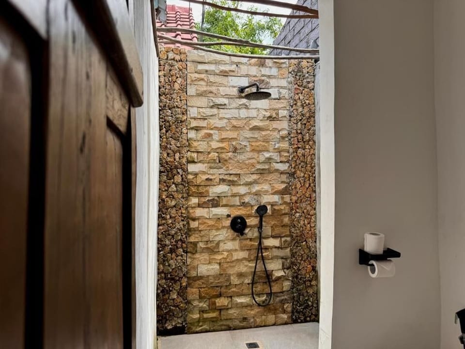 Deluxe Double Room | Bathroom | Shower, towels, toilet paper