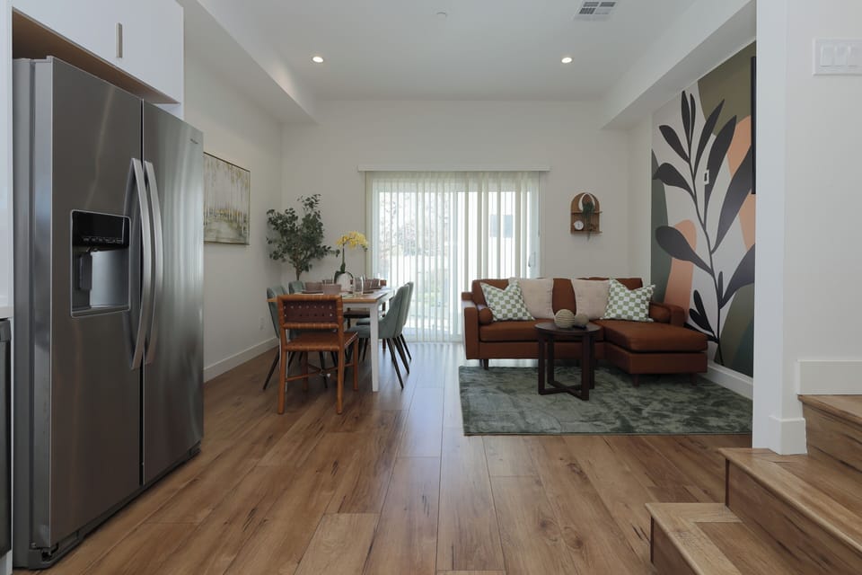 Dining and Cozy Living Room