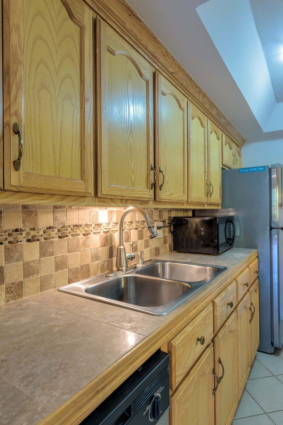 Indoors, Sink, Sink Faucet, Appliance, Refrigerator