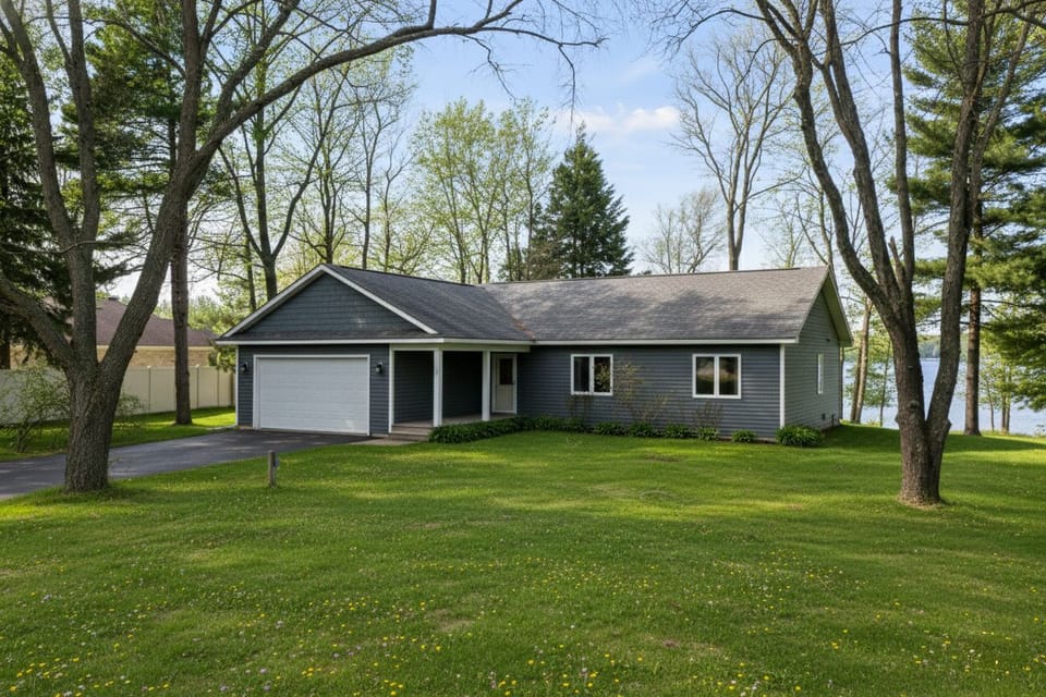 Charming 3-bedroom retreat on Little Glen Lake, offering privacy, space to unwind, and classic Up North serenity just minutes from Sleeping Bear Dunes.