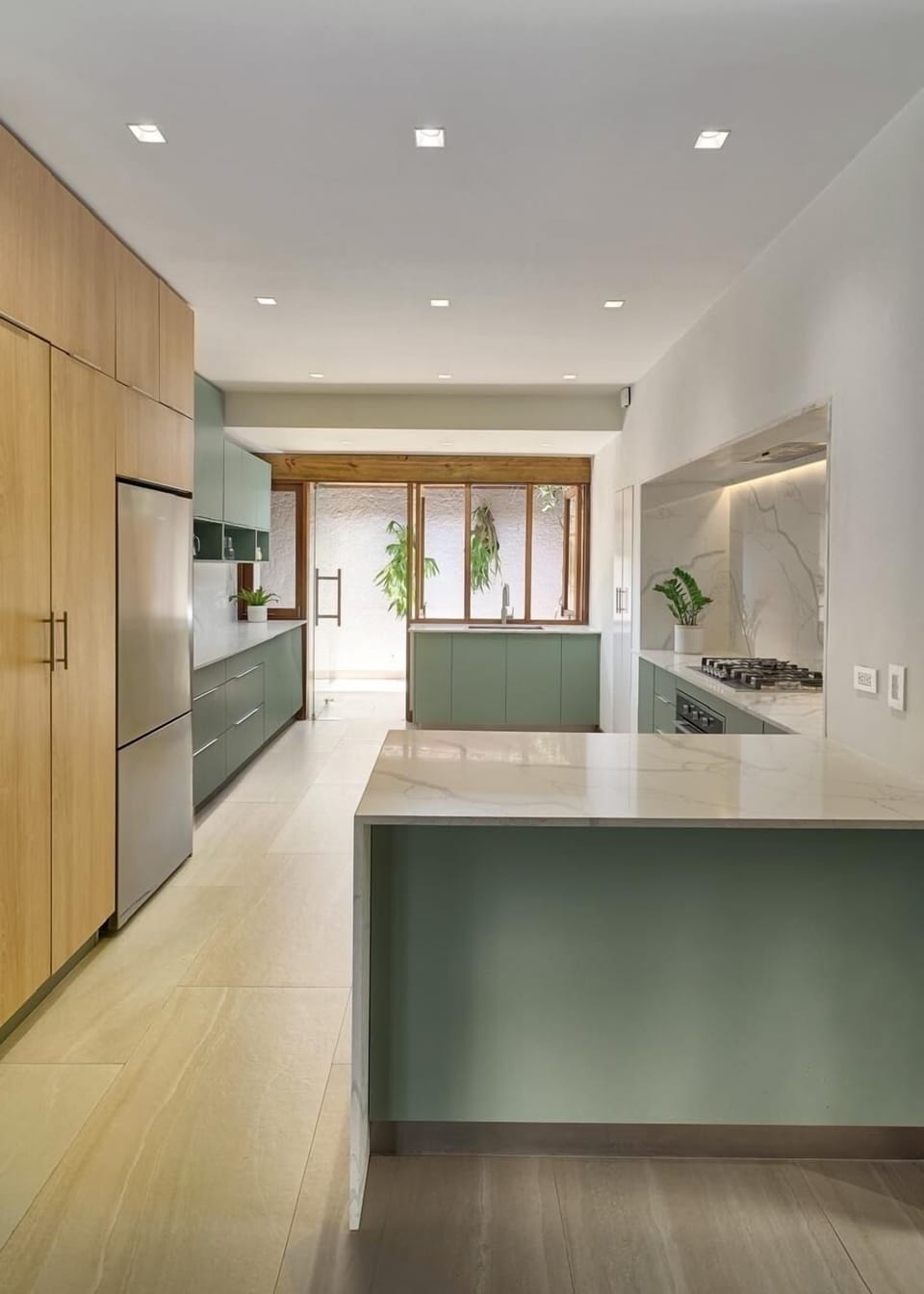 Open concept kitchen