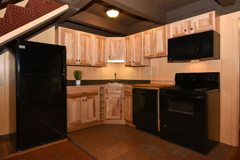 Prepare a meal in the equipped kitchen.