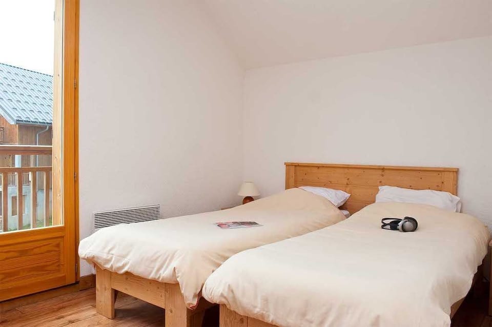Drift to sleep in the bedroom. Bedding configurations vary!