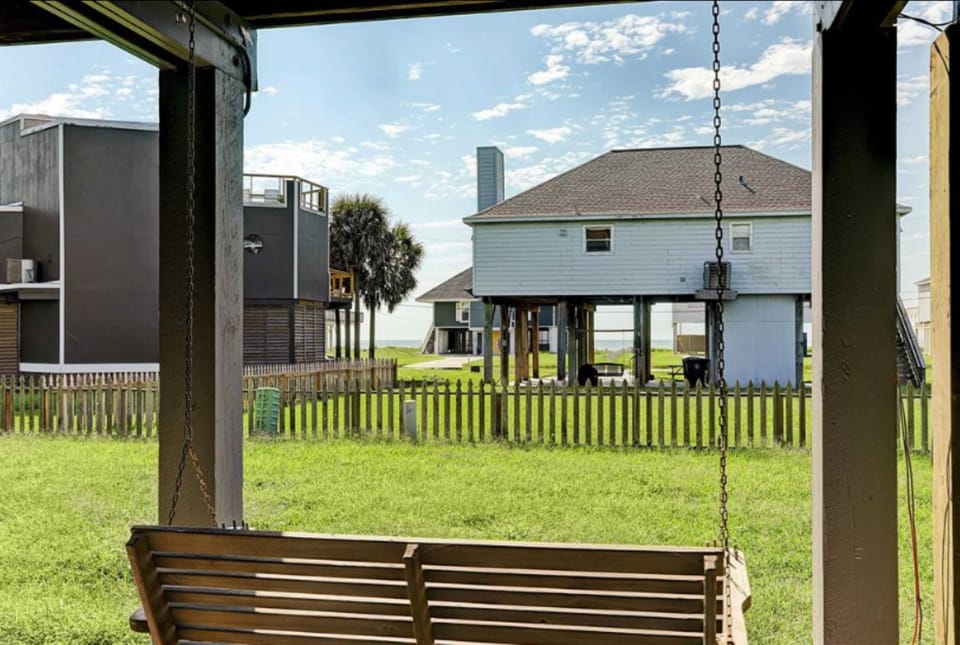 Sway into vacation mode on the porch swing
