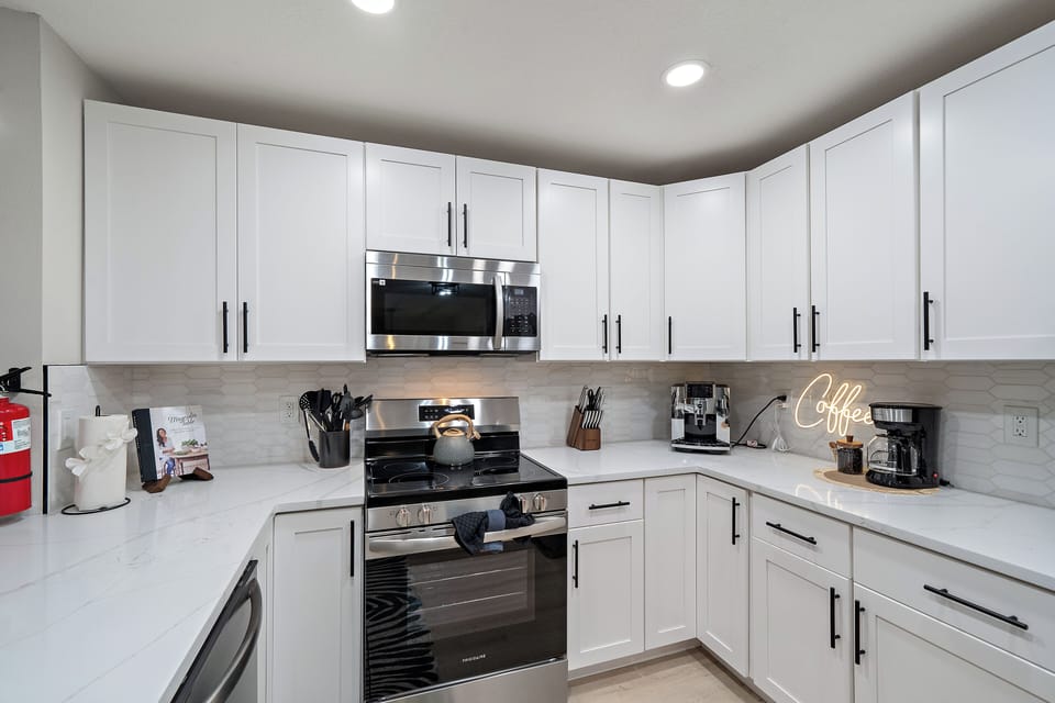 Fully-stocked with all of the pots and pans that you will need!