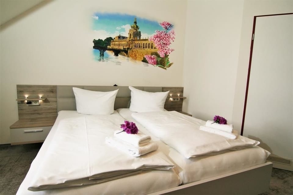 Desk, laptop workspace, free WiFi, bed sheets