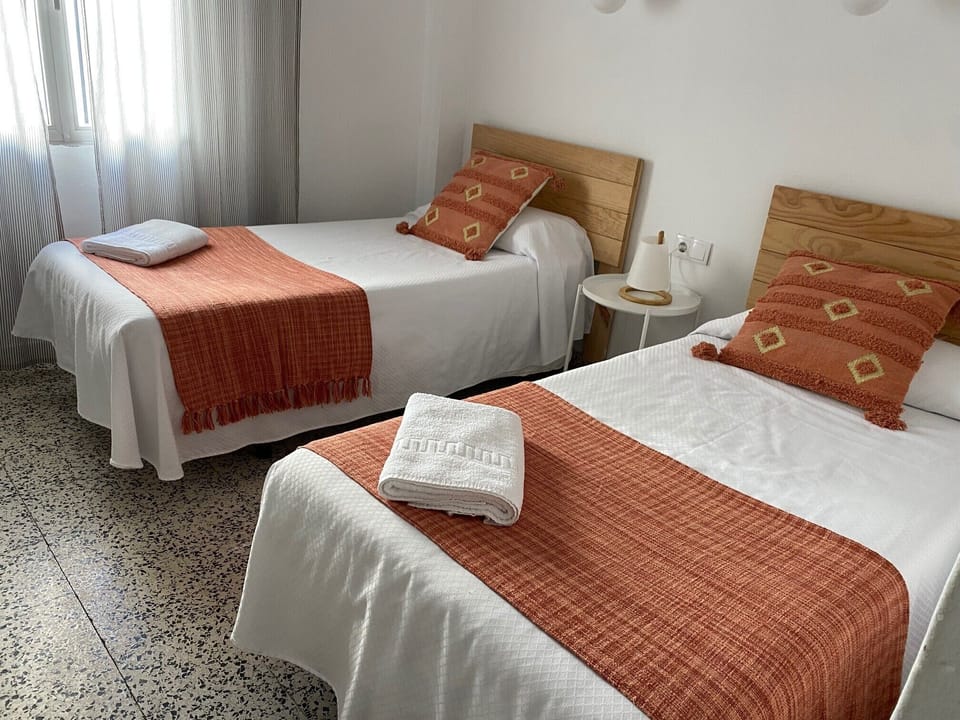 Double or Twin Room | Desk, laptop workspace, free WiFi, bed sheets