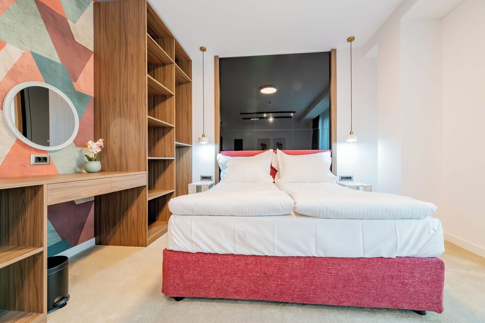 Superior Double Room, City View | Minibar, laptop workspace, iron/ironing board, free WiFi