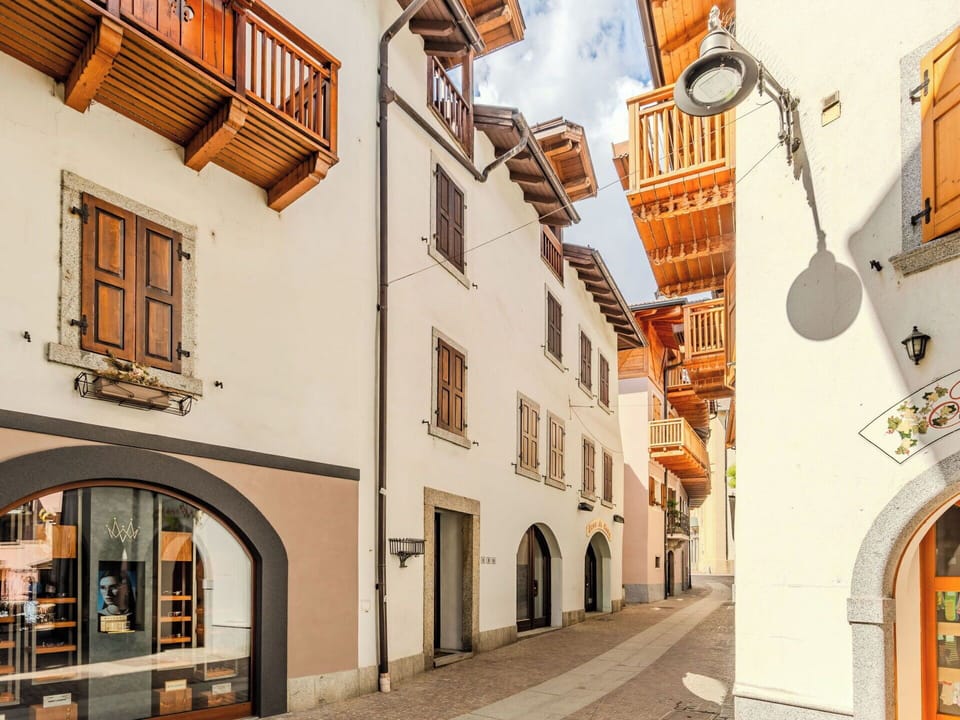 Town, Architecture, Balcony, Alley, Cobblestone
