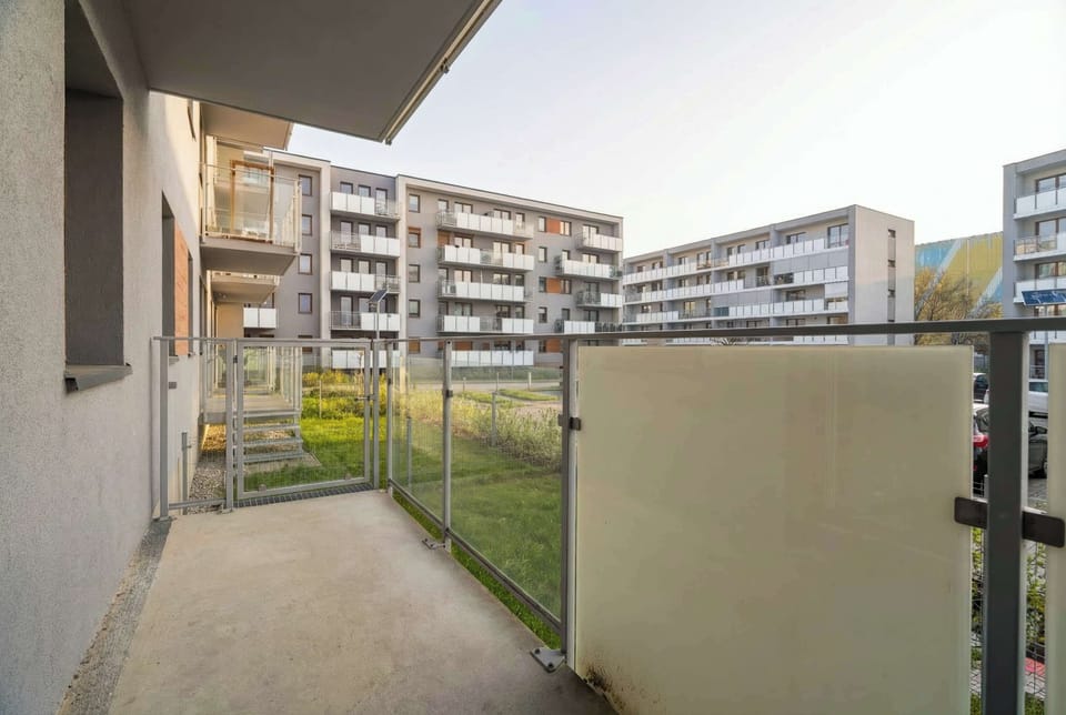 The balcony's peaceful ambiance is ideal for unwinding.