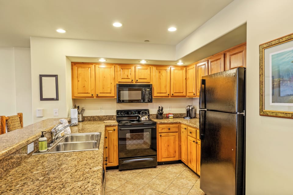 Fully equipped kitchen