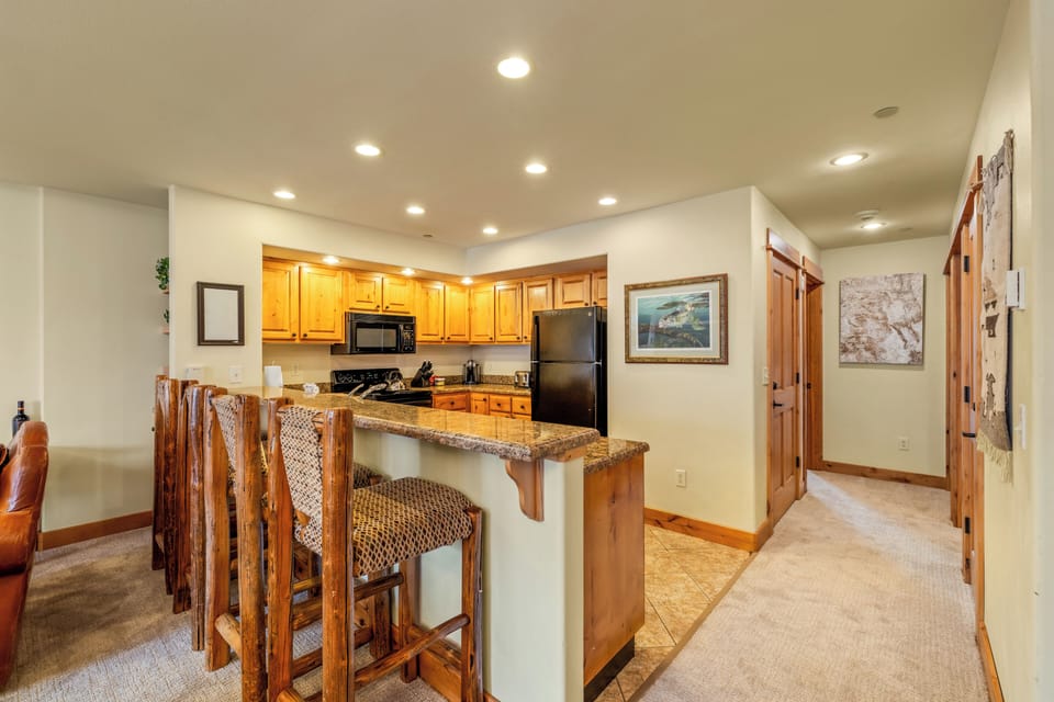 Fully equipped kitchen