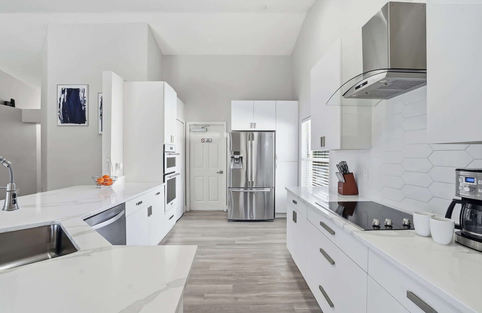 Fully equipped kitchen with ample counter space