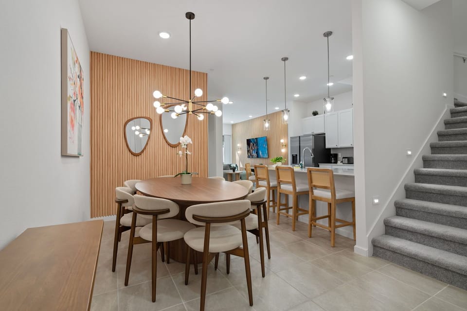 Kitchen and dining area
