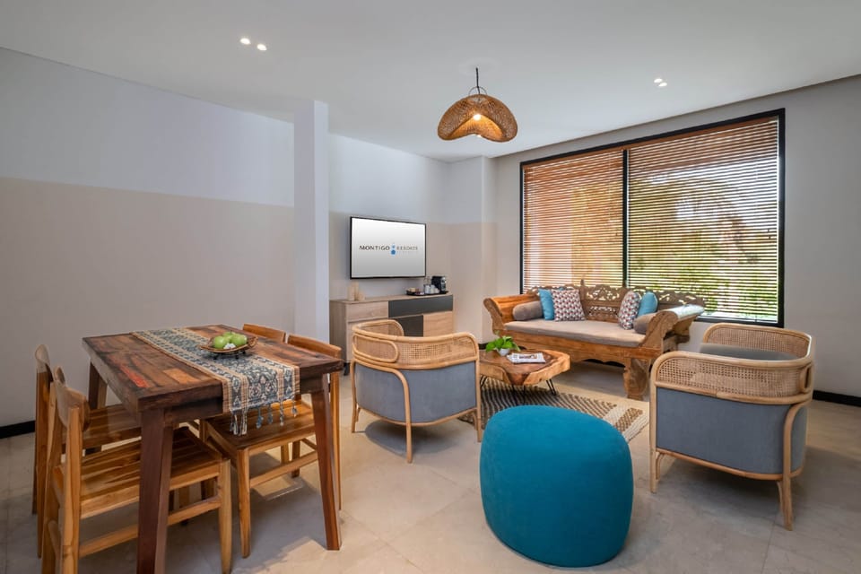 Two Bedrooms Suite at Montigo Retreat | Living area | 43-inch LED TV with satellite channels, TV, first-run movies