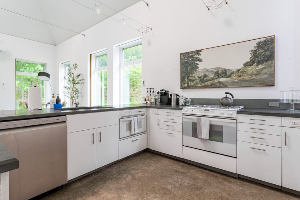 Chef`s kitchen with professional appliances