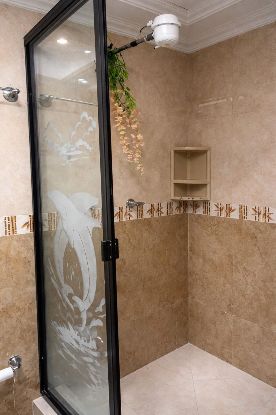 Basic Double Room, City View | Bathroom | Shower, towels, soap, toilet paper