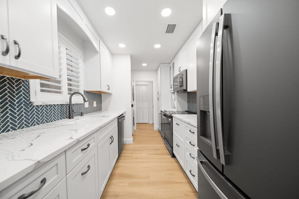 Fully stocked kitchen