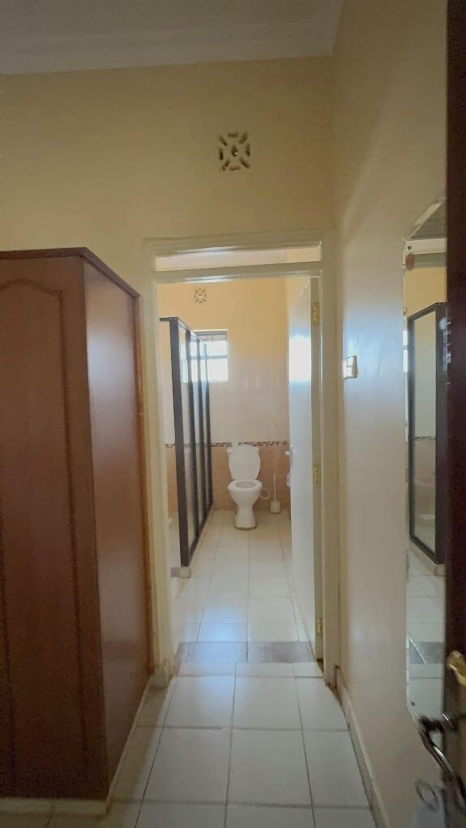 Standard Double Room | Bathroom | Shower, slippers, towels, soap