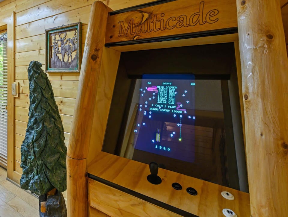 Classic multicade arcade with 60+ games including Pac-Man and Galaga — a fun throwback for all ages.