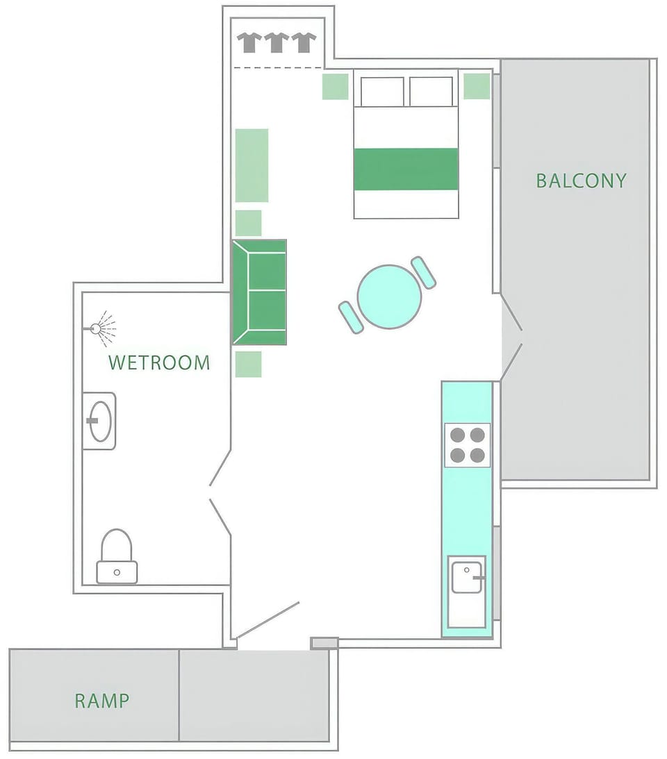 Floor plan | Mill Balcony, Tuckenhay