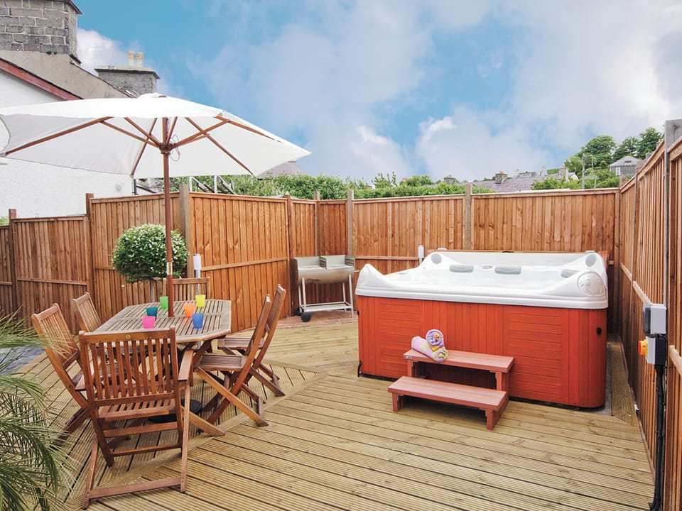 Ty Ffynnon hot tub | Ty Ffynnon, Nr. Aberaeron