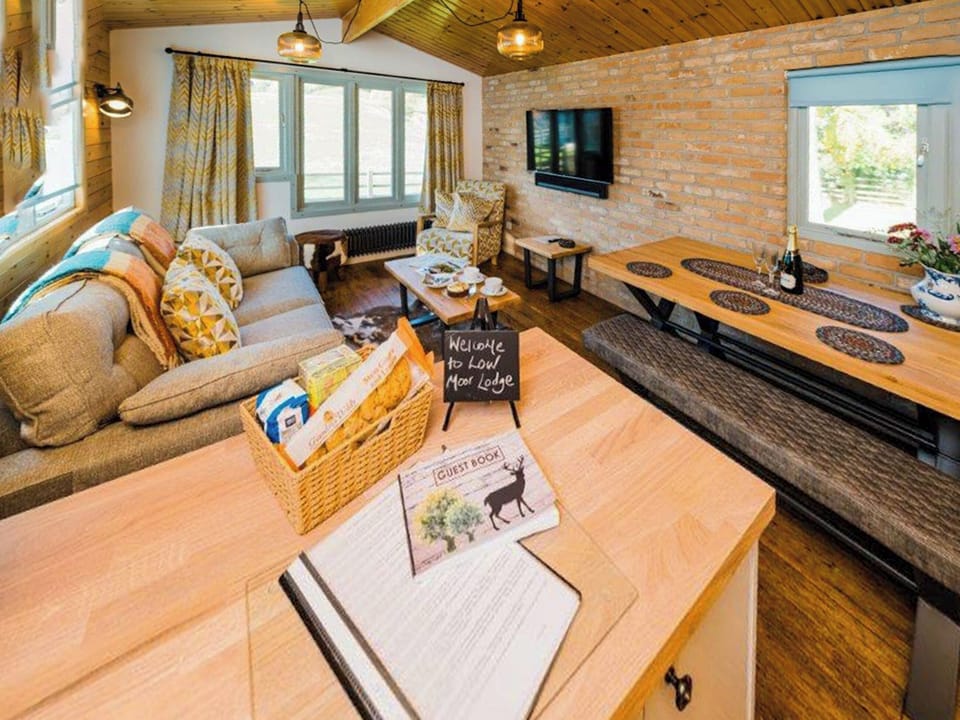 Living area | Low Moor Lodge - Low Moor Holiday Cottages, Scalby, near Scarborough