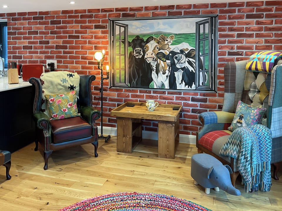 Living area | Carreg Gwenlais Barn - Carreg Gwenlais Escapes, Llandybie Ammanford, near Llandeilo