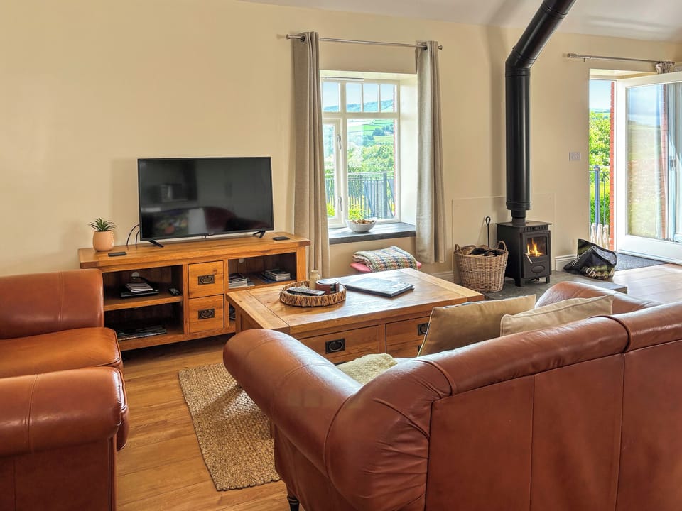 Living area | The Dairy - Glanpwlldu Holidays, Boncath