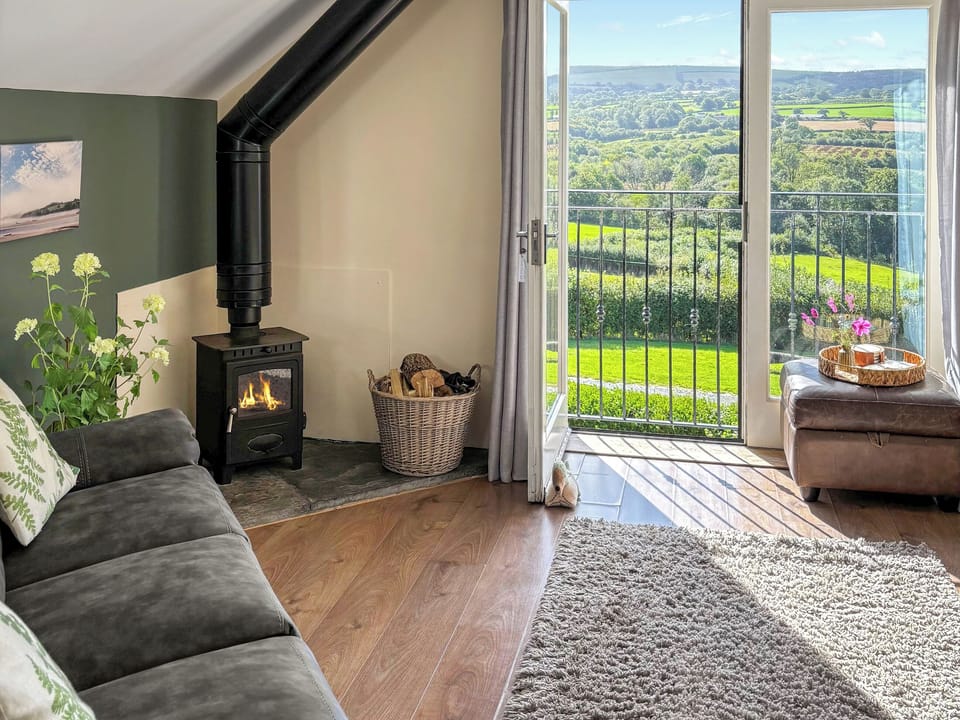 Living area | The Barn - Glanpwlldu Holidays, Boncath