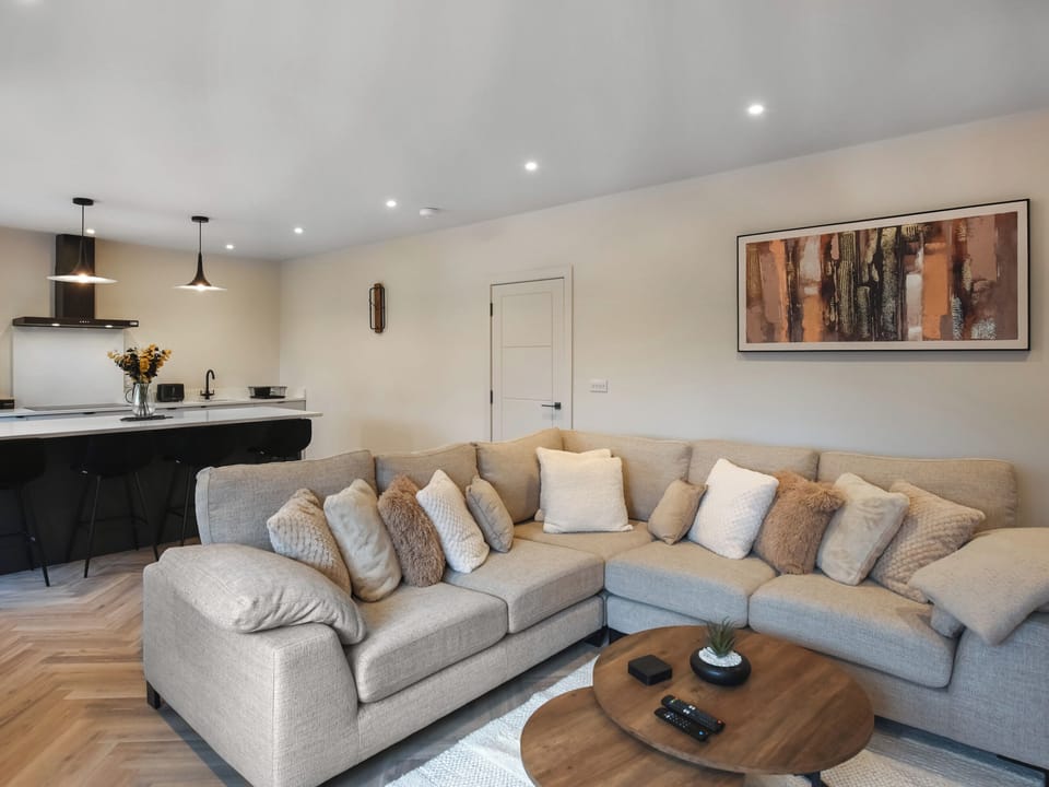 Open plan living space | Hafan Fach, Chirk, near Llangollen