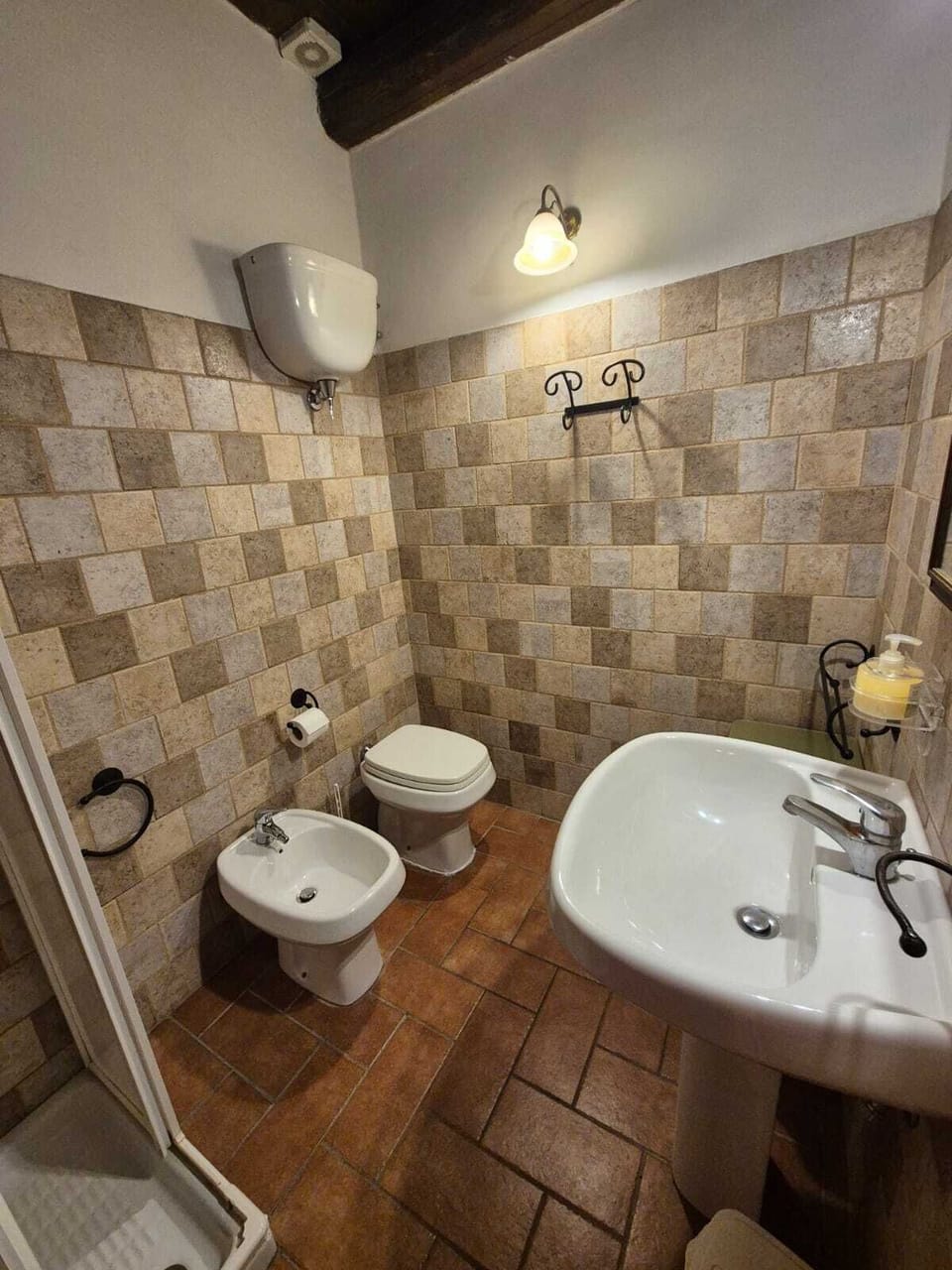 Family Apartment, Mountain View | Bathroom | Shower, bidet, towels, soap