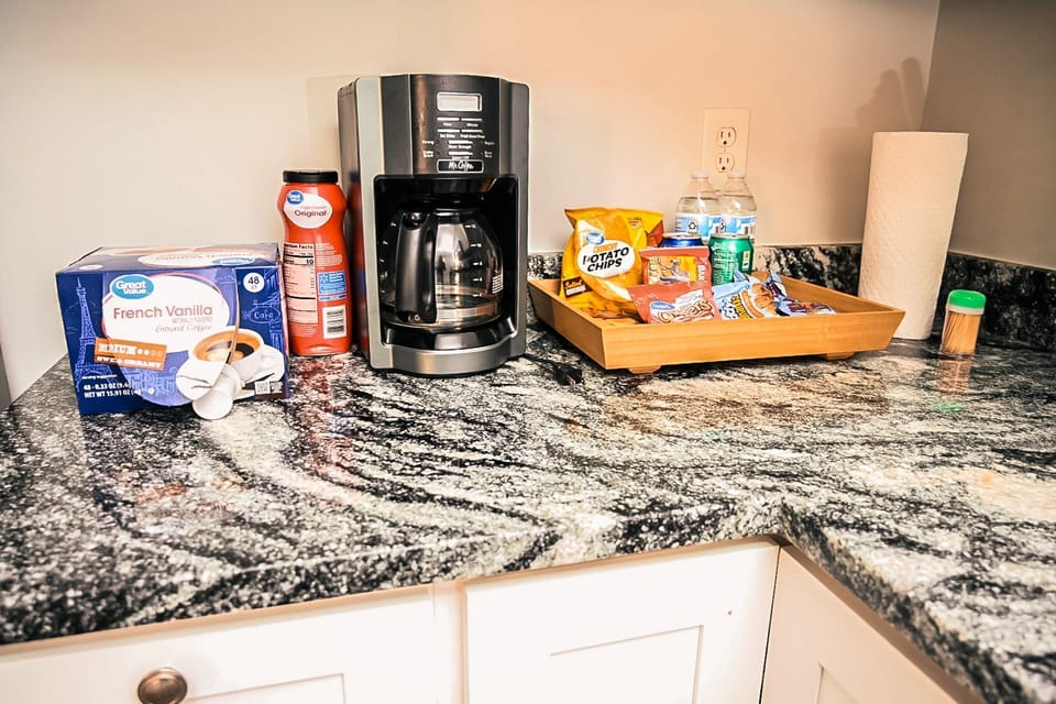 Coffee and snacks area