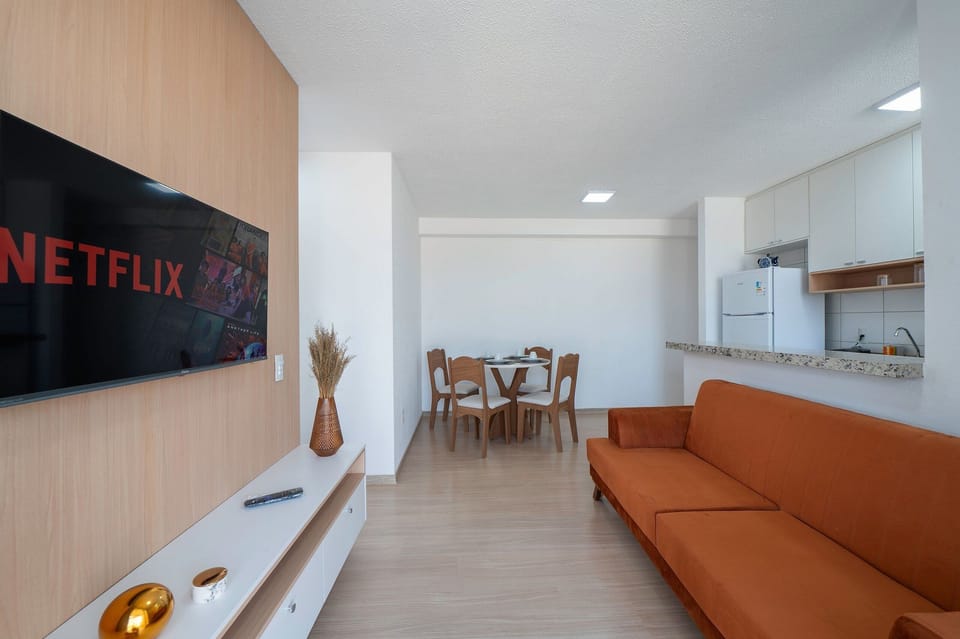Basic Apartment | Living area | 40-inch TV with digital channels