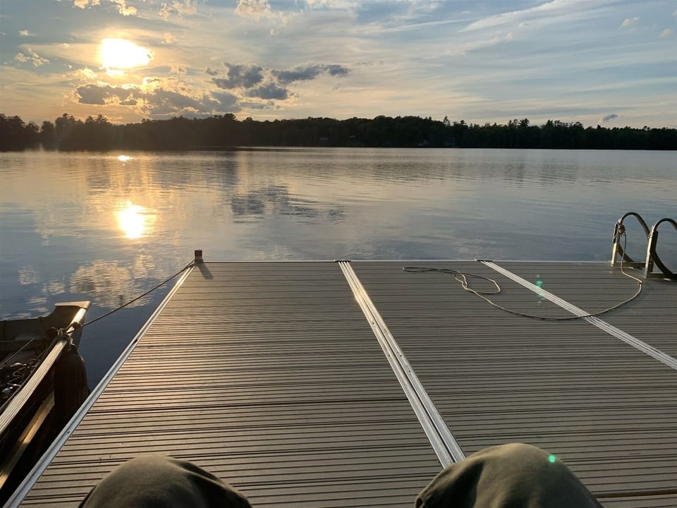 View from the dock