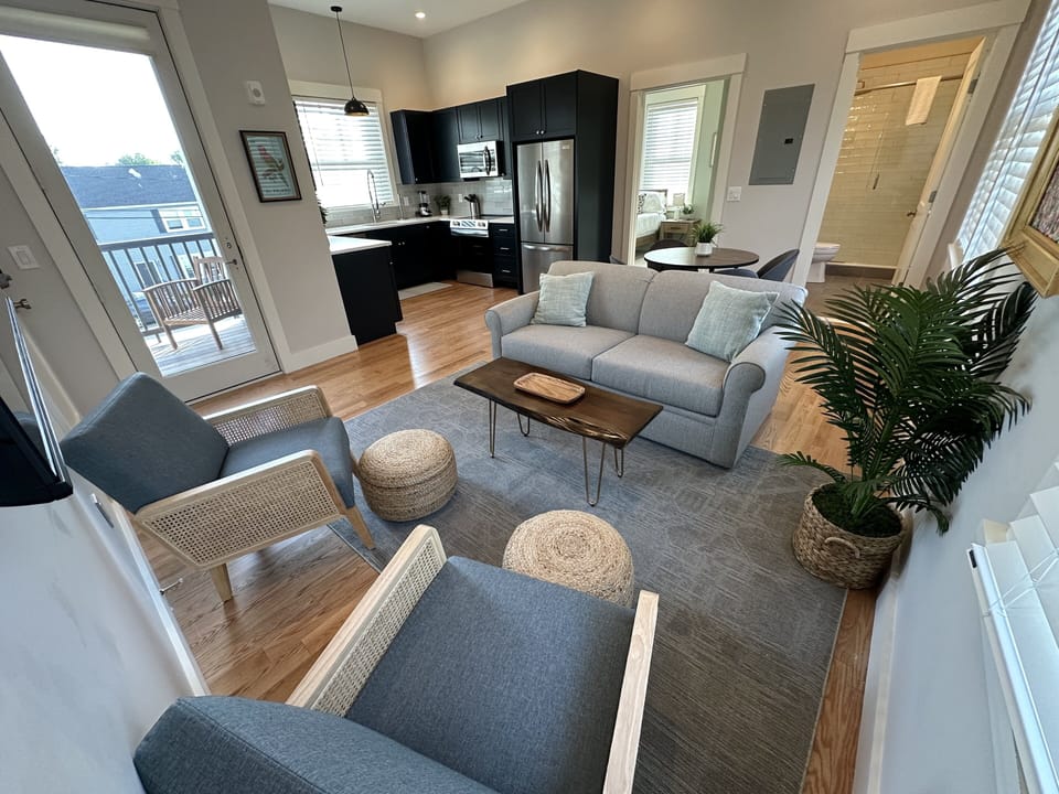 Apartment, 1 Bedroom | Living area | Smart TV