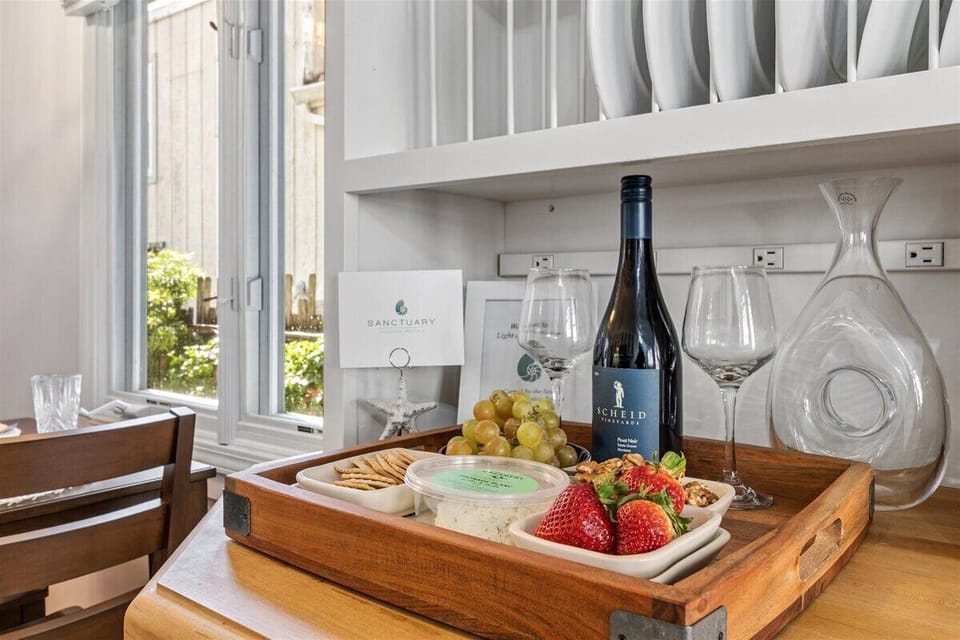 Wine and Cheese to Welcome You! Just Add Fruit and Nuts!