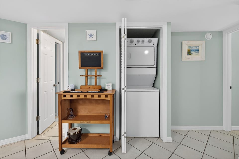 Wash and Dryer in the Condo