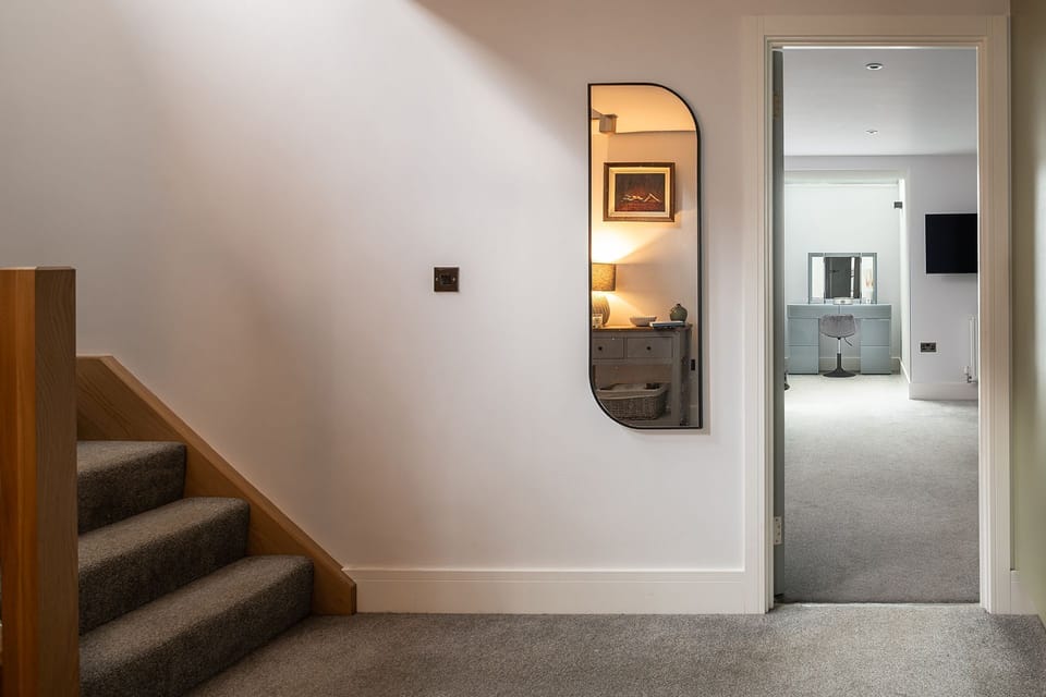 The hallway at The Tractor Shed, Worcestershire